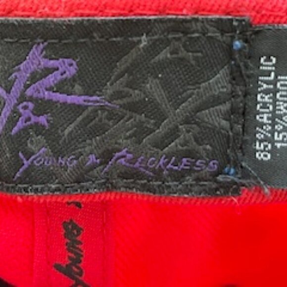 Reckless-‎ Young And Reckless Red And Blue SnapBack Adjustable Hat Cap - Picture 6 of 10